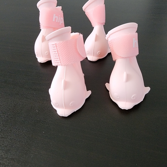 NWT Hipidog pink puppy dog rainboots sz S - Picture 4 of 9